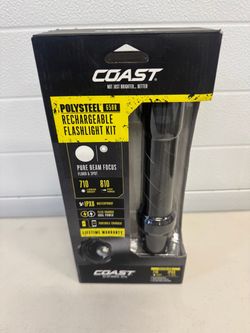 Coast Polysteel 650R Rechargeable Flashlight Kit