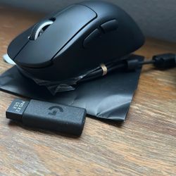 Logitech G Pro X Superlight 2 Lightspeed Wireless Gaming Mouse - Black