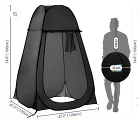 Pop Up Pod - Privacy Shower Tent/Portable Toilet Stall