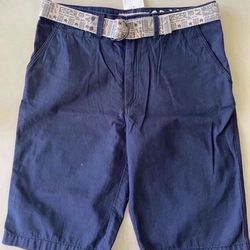 New Boys Shorts with belt, 13-14Y
