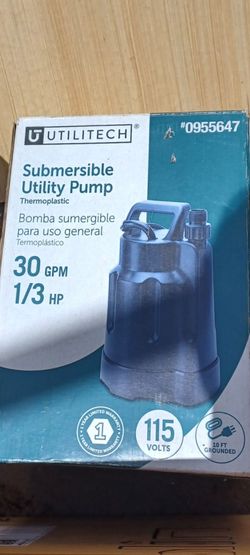 Submersible utility pump