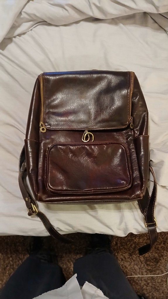 Leather Backpack
