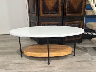 Oval MDF Coffee Table