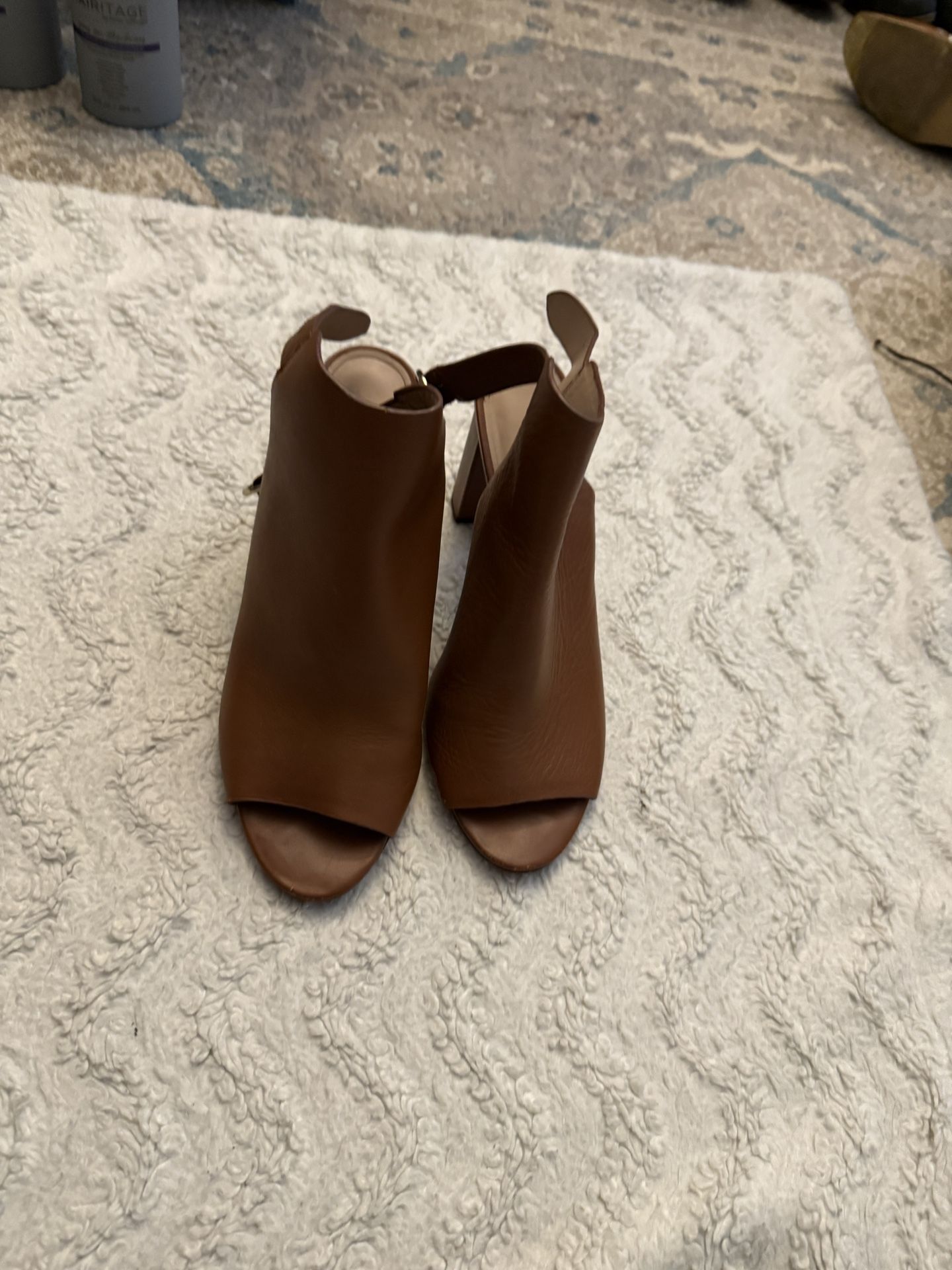 9.5 Banana Republic Open Toe Chunky Heels