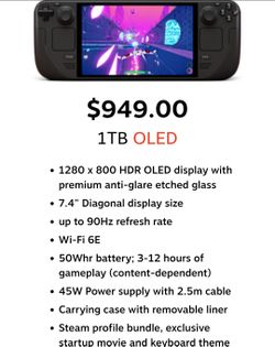SteamDeck 1 TB OLED