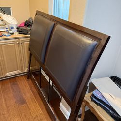 Queen Frame and Mattress 