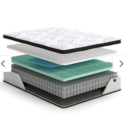Ashley Mattress & Box w/ Rails