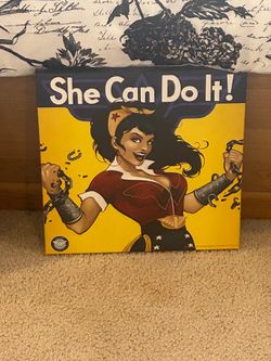You can do it wonder woman canvas
