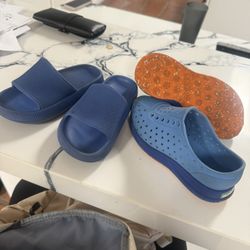 Native And Sandles Kids Shoes And Slides 