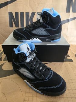Jordan 5 Retro 'Black Carolina / UNC' 2026 Men Size 9