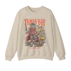 Size L Unisex TAMPA BAY FOOTBALL CREWNECK SWEATSHIRT