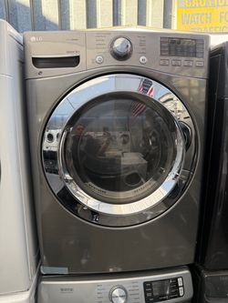 LG Stainless Steel front load gas dryer