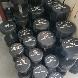 Iron Grip Dumbbells Gym Weights Dumbbell Weight Set
