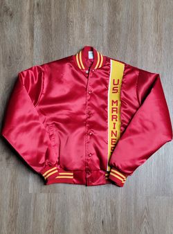 Vintage 80s US Marines Bomber Jacket Size Medium 