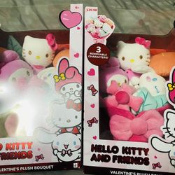 Hello Kitty And Friends Plush Flower Bouquet Valentine’s Day BRAND NEW IN HAND
