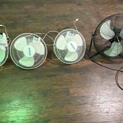 Indoor Electric Fans, wall and floor