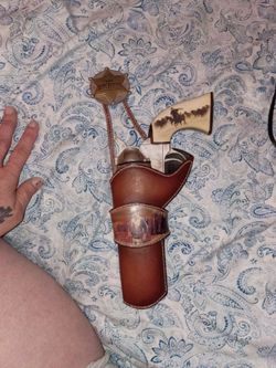 The Duke John Wayne Toy Cap Gun and Holster Set