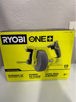 RYOBI ONE+ 18V Drain Auger (Tool Only)