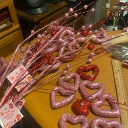 Glittering Heart Sprays (6)