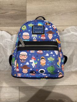 Disney Parks Loungefly Pixar Chibi Mini Backpack