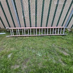 Werner 20 Foot Fiberglass Ladder Works Well 