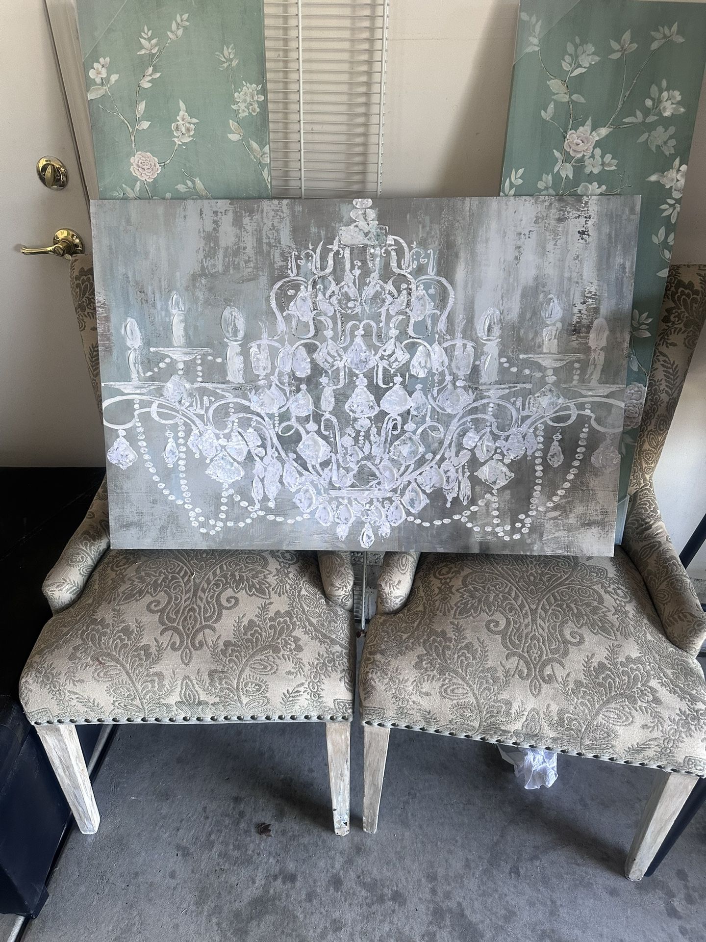 A Set Of Three Canvases