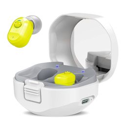 Hearing Amplifiers for Seniors, Rechargeable Sound Amplifier, Portable Hearing Device with Noise Cancelling for Adults(Pair)