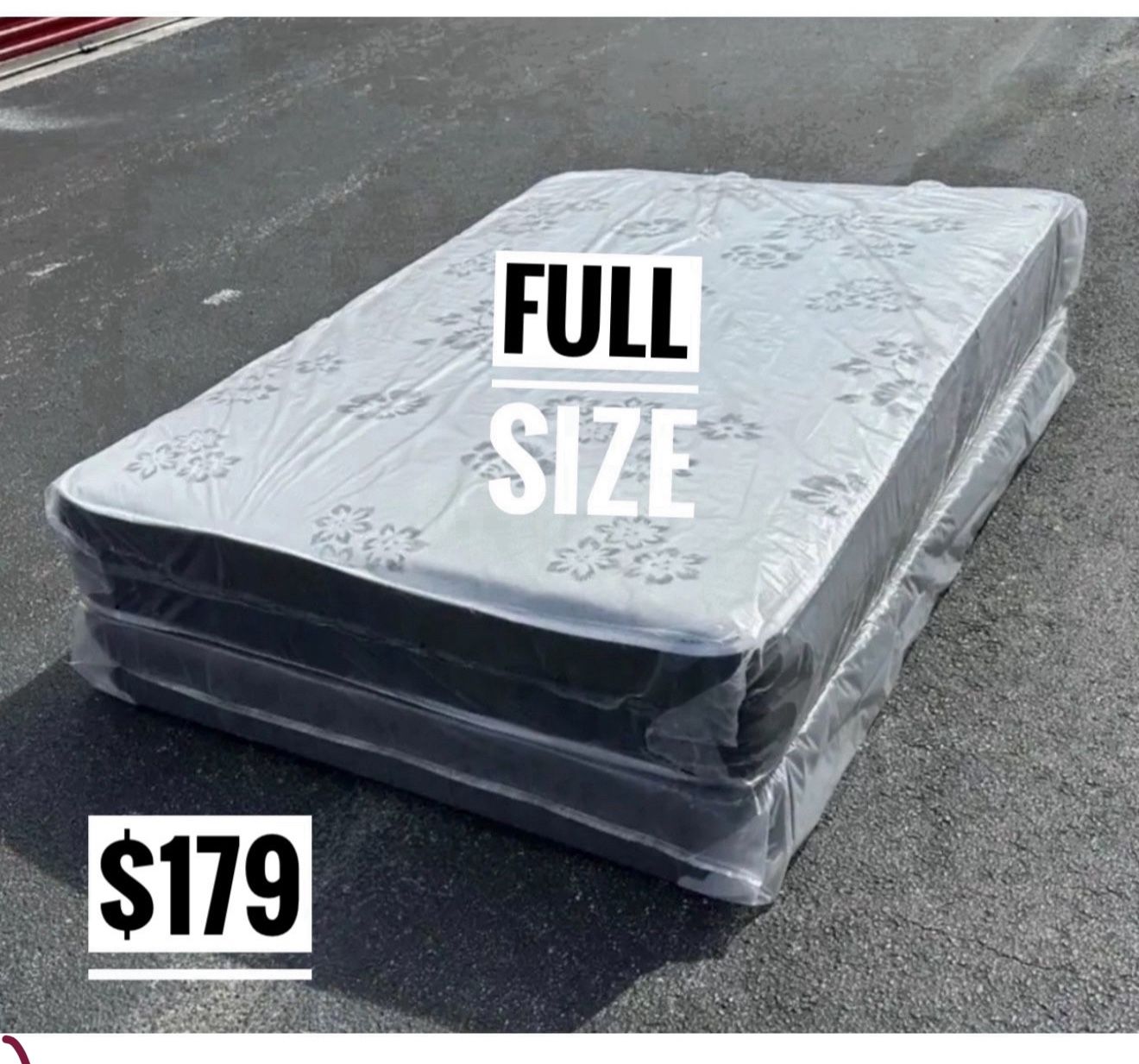 NEW Mattress Full Size With Box Spring // Offer π