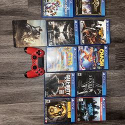 11 PlayStation 4 Games And A PlayStation 4 Controller