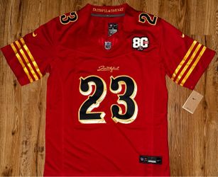 San Francisco 49ers Rivalries red CMC McCaffrey small medium large XL 2X 3X