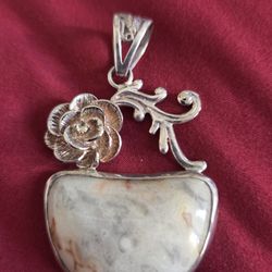 925 Stamp Silver Pendant 