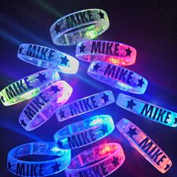 LED Bracelet Light Up Party Bracelets Multi Color Party Favors