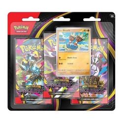 Pokémon Trading Card Game: Mega Evolution Pitch Black Three Booster Blister