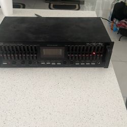 Rack mount EQ, 4 channel Mixer , And A Numark Pre amp / mixer