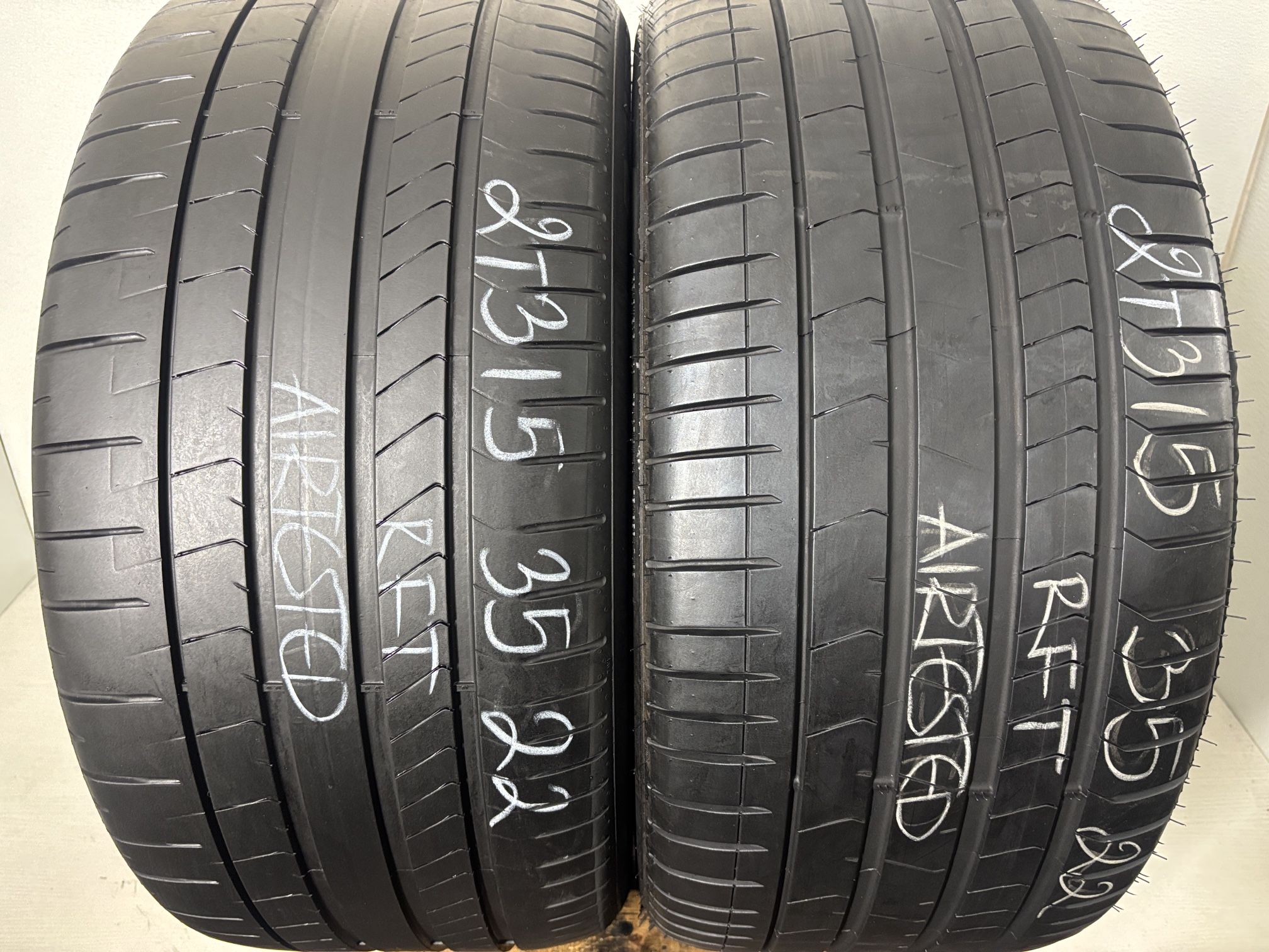 2 Tires 315 35 22 Pirelli P Zero Pz4 Run Flat High Tread No Repairs High Tread