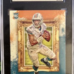 Tua Tagovailoa Rookie Card Gem Mint 10!