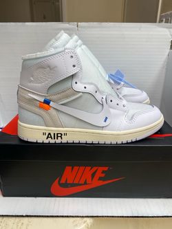 Nike Jordan 1 High Off White Alaska VAA Size 8.5