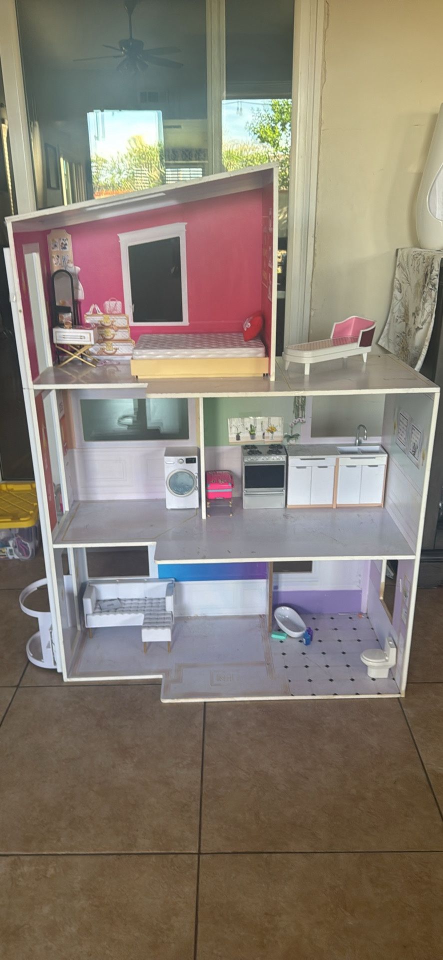 Rainbow Doll House