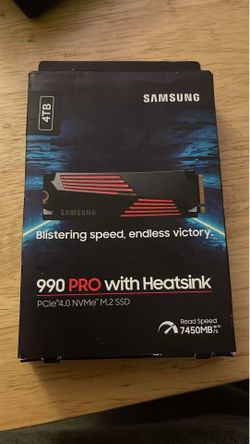 Samsung 990 PRO W Heatsink 4TB SSD