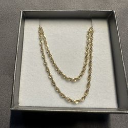 10k Real Gold 20” 2mm Rope Chain