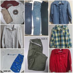 SIZE 5T BOY CLOTHES (ROPA PARA NIÑO TALLA 5 AÑOS)