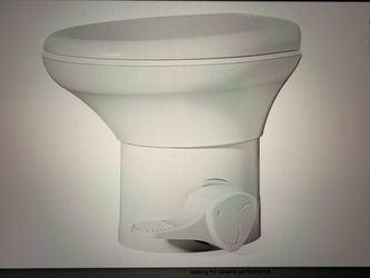 Brand new RV toilet with foot pedal