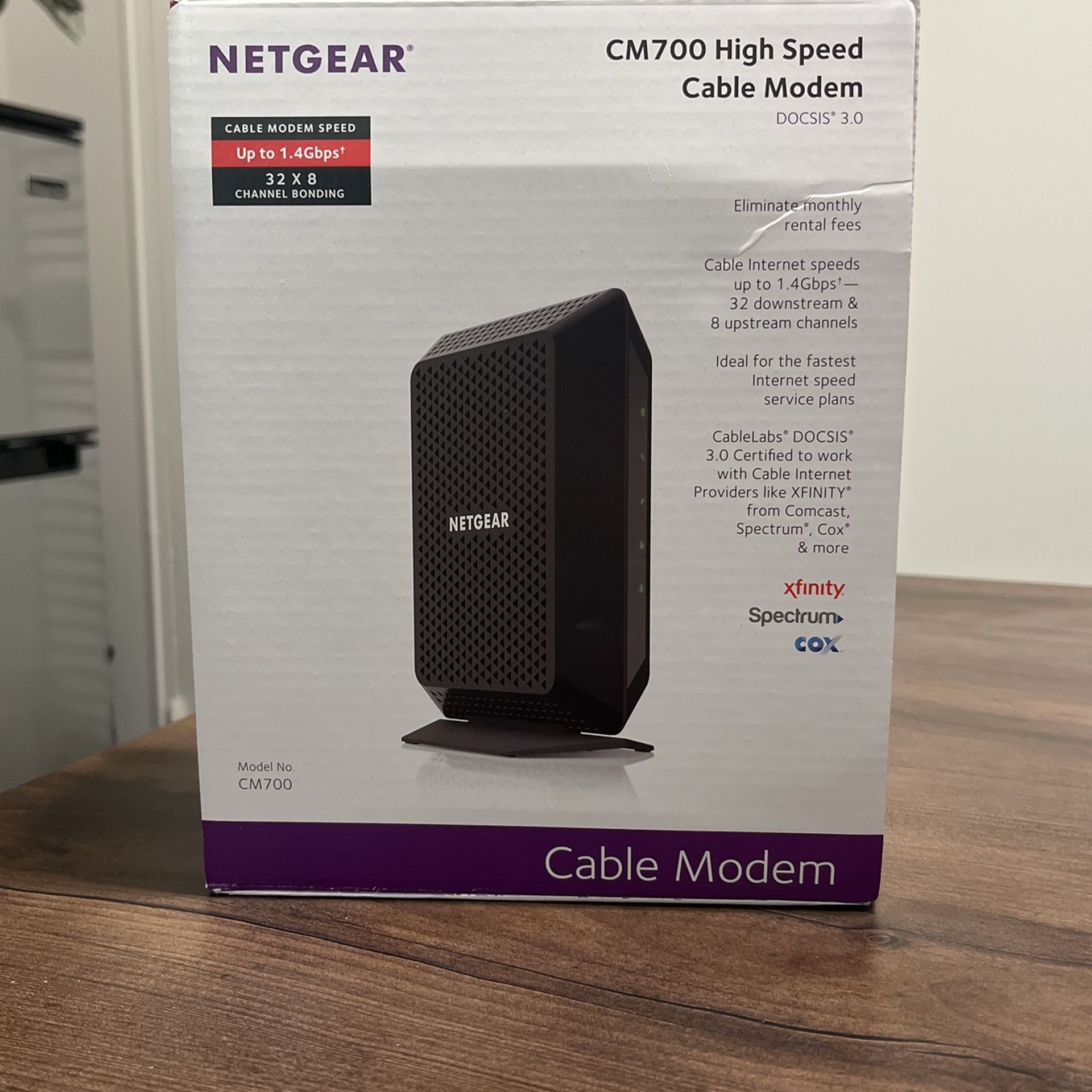 NETGEAR CM700 DOCSIS 3.0 High Speed Cable Modem