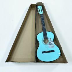 Taylor Swift Autographed Blue Acoustic Guitar Signed JSA Certified
