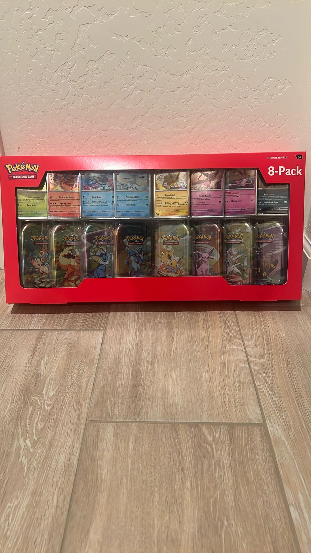 Pokemon Costco Prismatic 8 Pk Tins