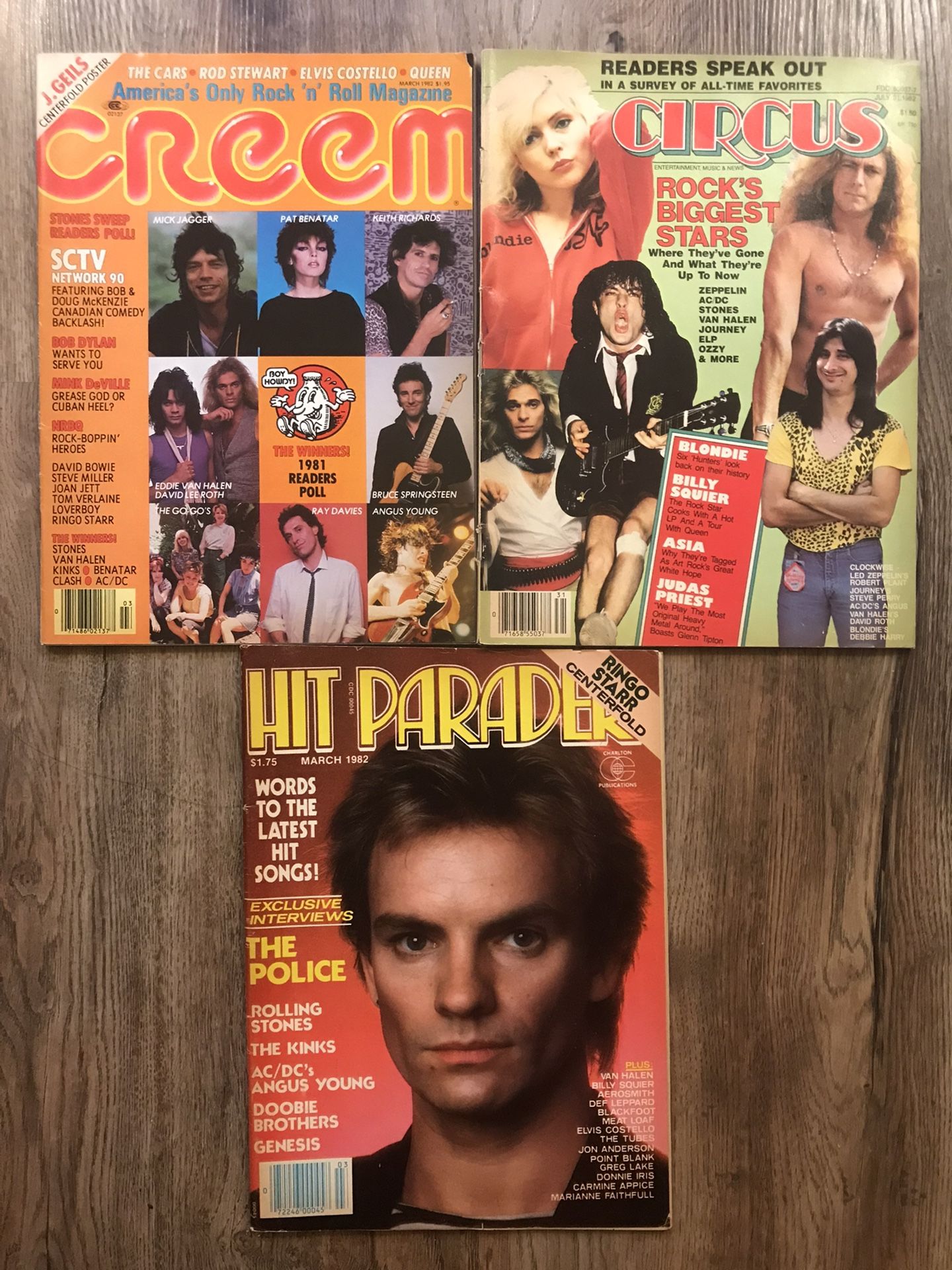 1980’s Rock N Roll Magazines
