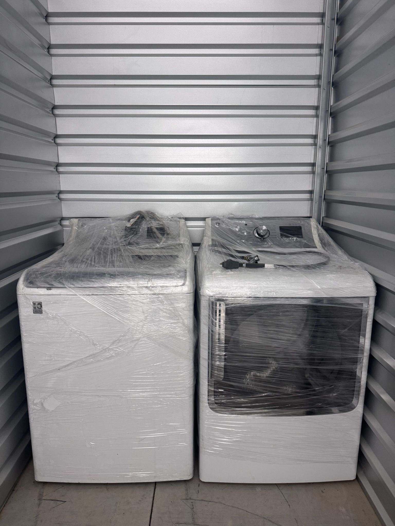 GE Steam Washer and Dryer Pair - AVAILABLE