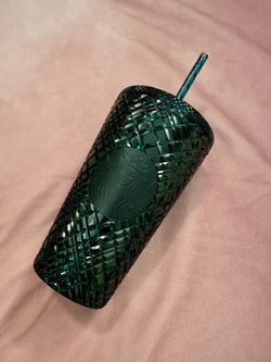*NEW Jeweled Green Starbucks Tumbler 