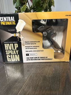 Central Pneumatic professional HVLP Auto paint restoration spray gun 20oz “NEW “