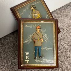 Vintage War Soldiers Wood Bookends
